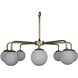 Larenta 8 Light 28 inch Antique Brass Chandelier Ceiling Light