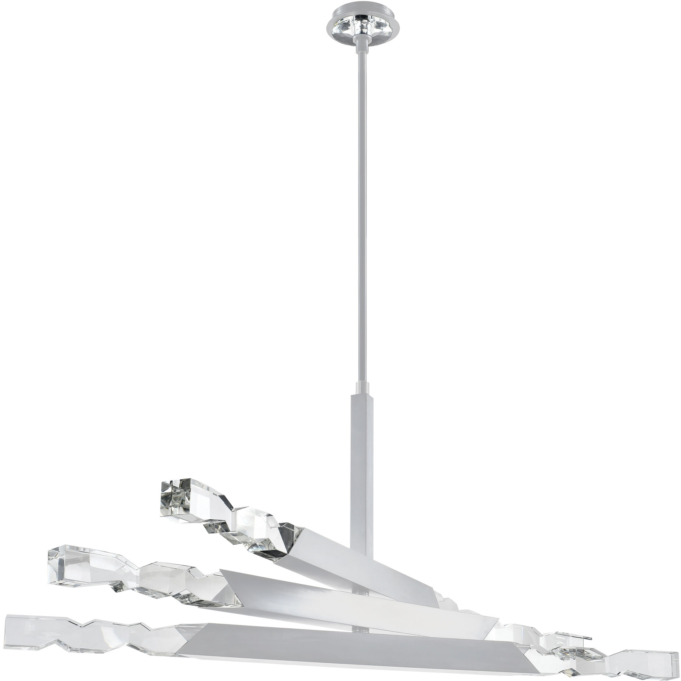 Mamadim 6 Light 48 inch Matte White Chandelier Ceiling Light