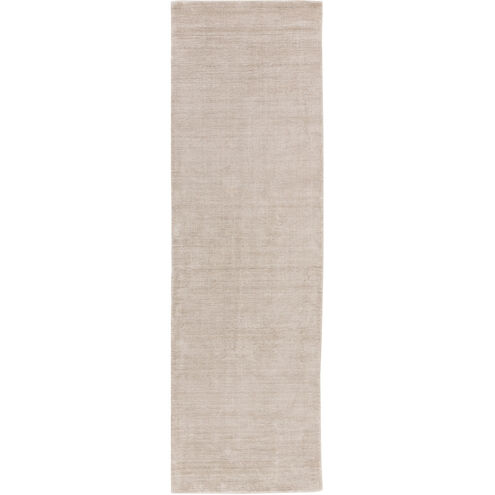 Linen 96 X 30 inch Gray Runner, Linen and Viscose