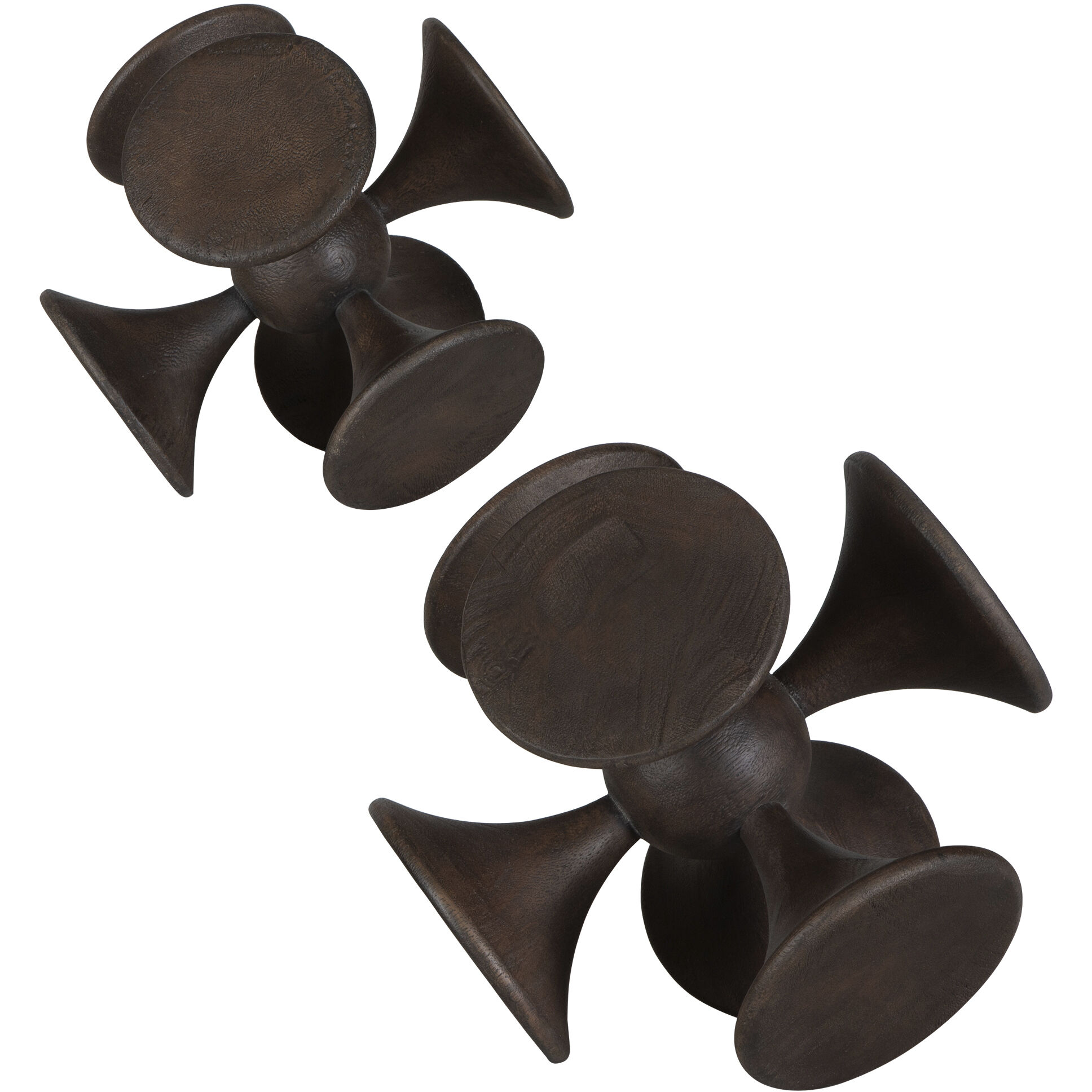 Balanced Harmony 10 X 10 inch Sculptures, Set of 2