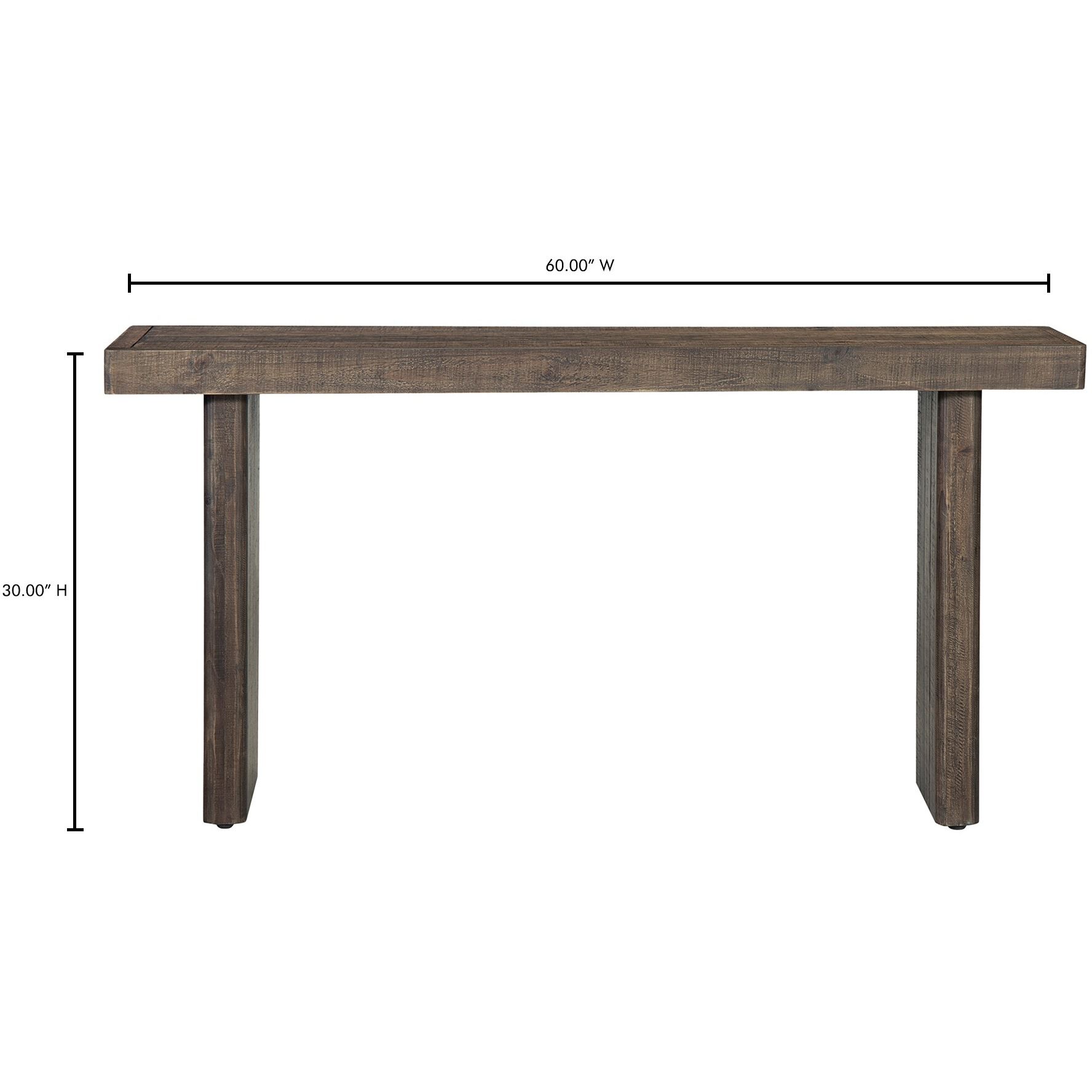 Monterey 60 X 15.75 inch Brown Console Table