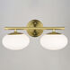 Sloane LED 16 inch Satin Brass Bathroom Light Wall Light in 2