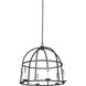 Wickenburg 6 Light 28 inch Black Iron Pendant Ceiling Light