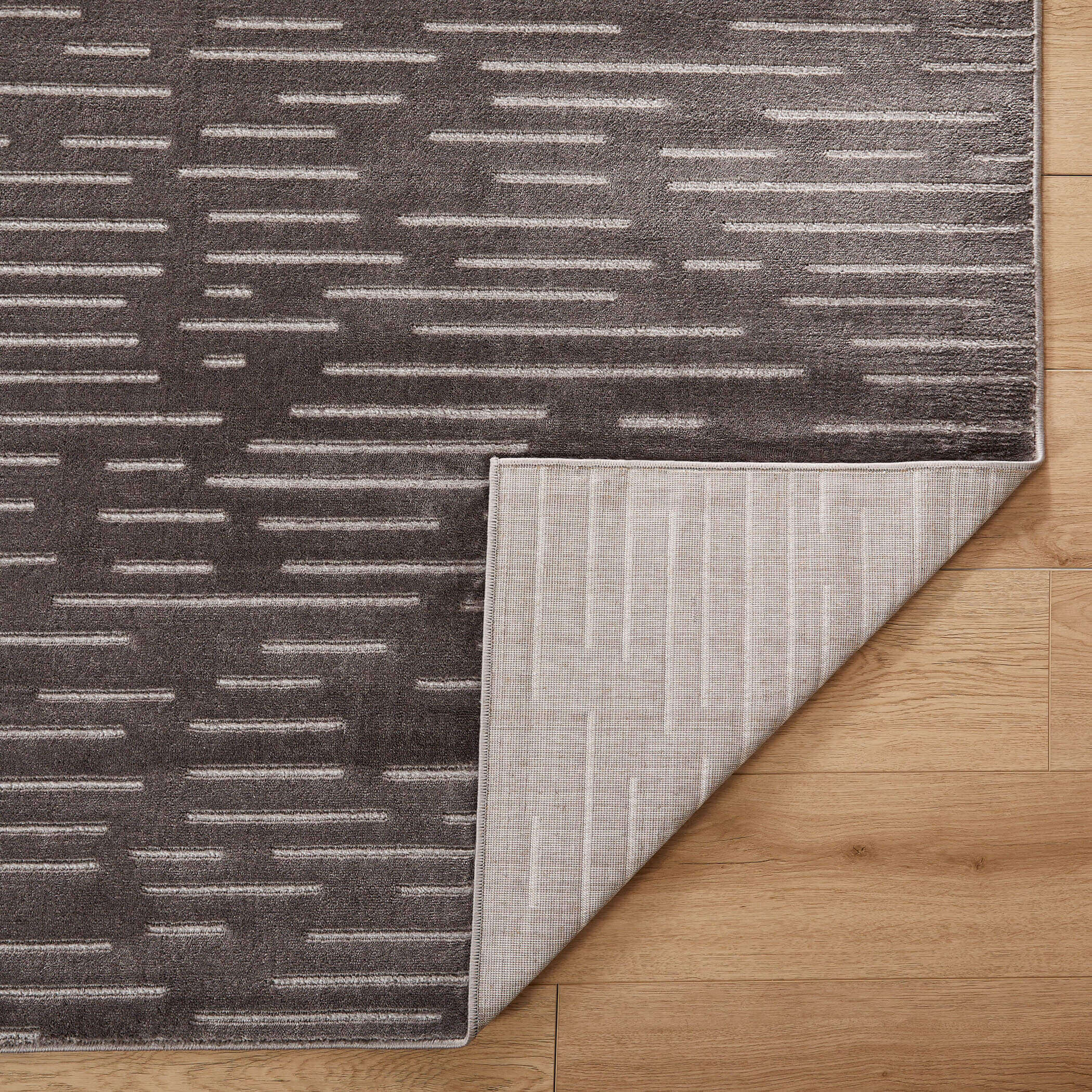 Brenta 130 X 94 inch Grey Rug in 8 x 11