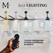Atlas Alessandra-LK 42 inch Matte White Indoor/Outdoor Ceiling Fan