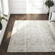 Hazel 87 X 63 inch Taupe and Ivory Rug, 5’3" x 7’3" ft