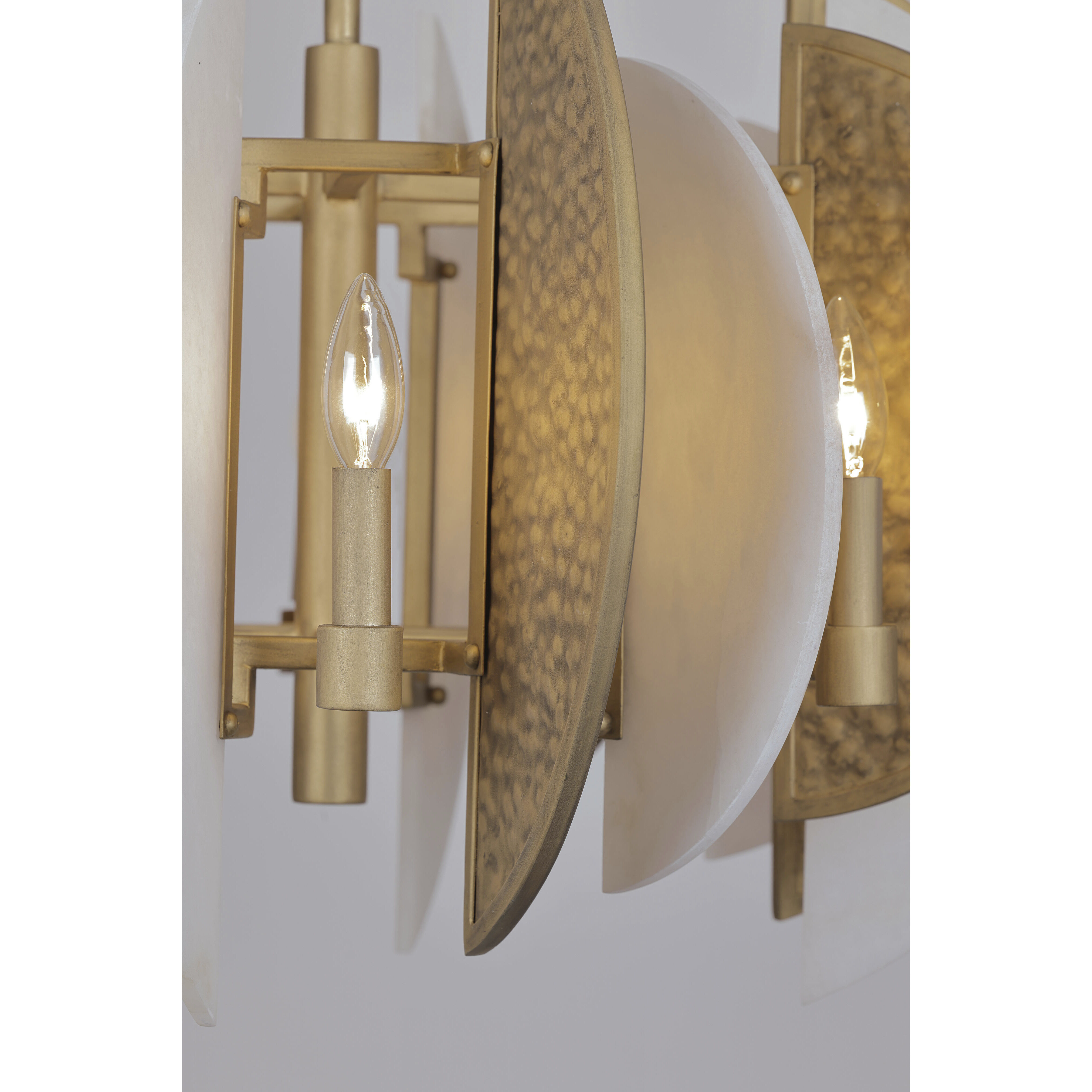 Saint Martin 8 Light 28 inch Ashen Gold Chandelier Ceiling Light