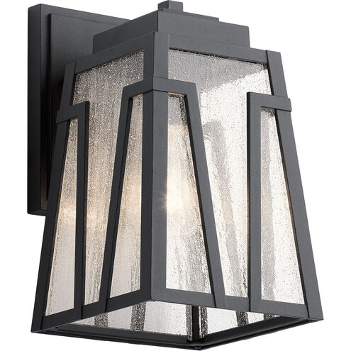 Koblenz 1 Light 10 inch Textured Black Outdoor Wall, Small