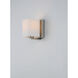 Wrap 1 Light 6 inch Satin Nickel Bath Vanity Wall Light