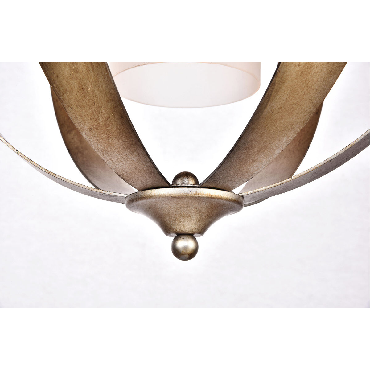 Marion 1 Light 15 inch Vintage Sliver Pendant Ceiling Light in Silver