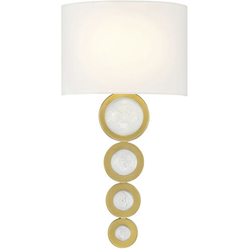Marseille Wall Sconce Wall Light in Warm Brass