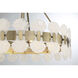 Bancroft 6 Light 30 inch Noble Brass Chandelier Ceiling Light
