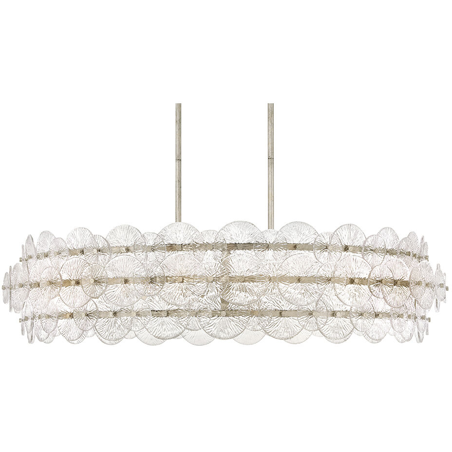 Rene 8 Light 45 inch Glacial Chandelier Ceiling Light