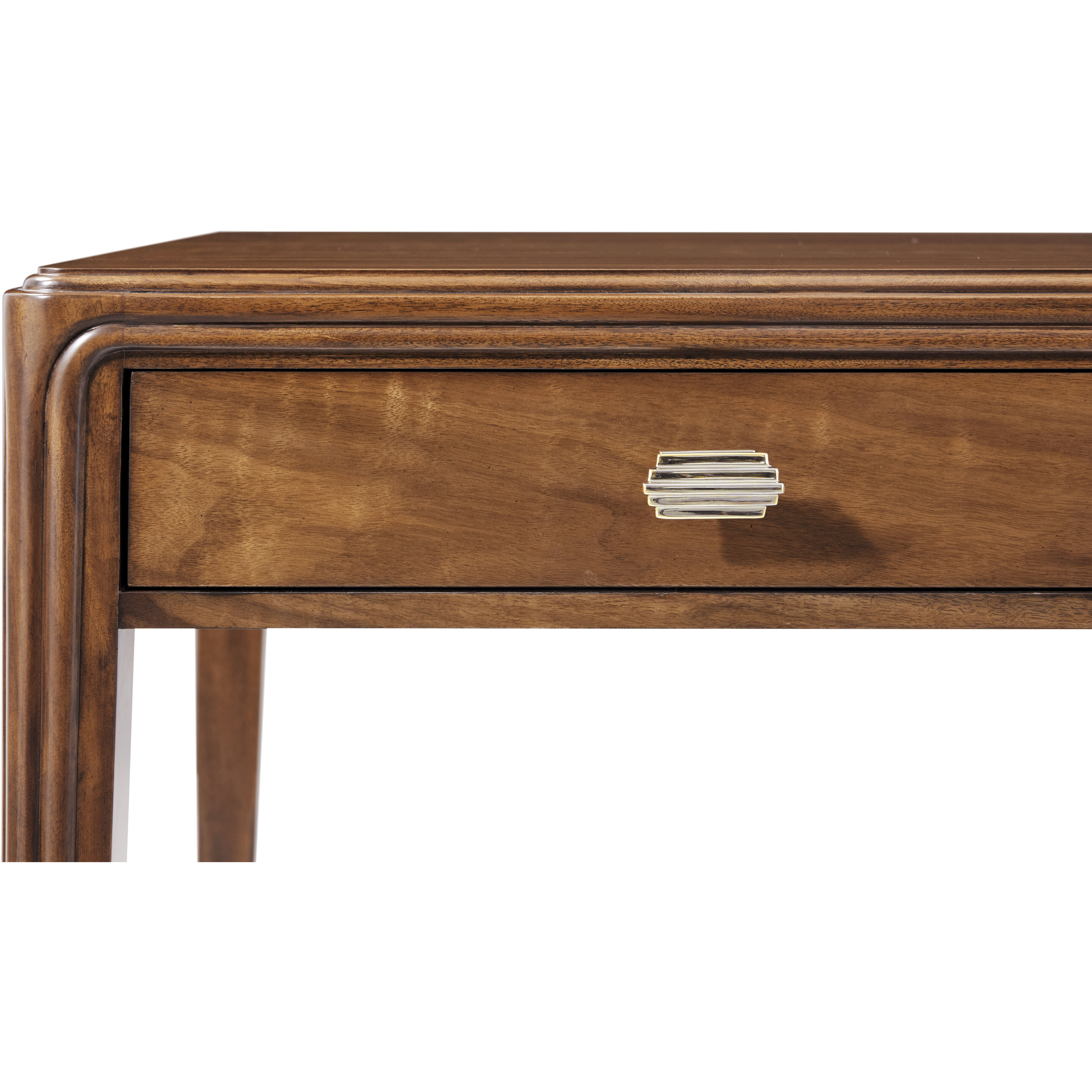 Dorchester 60 X 28 inch Mayfair / Antique White Brass Writing Desk, Wooden