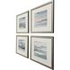 Splendid Blues Blue and Beige and White Framed Art