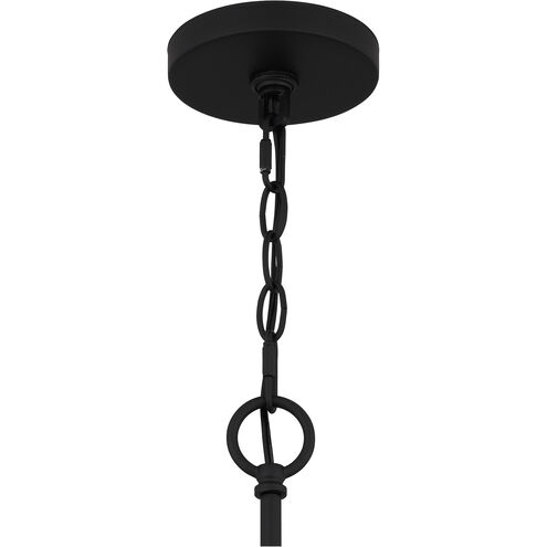 Cox 6 Light 25 inch Matte Black Chandelier Ceiling Light