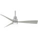 Simple 44 inch Silver Outdoor Ceiling Fan