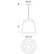 Encase 1 Light 13 inch Bronze Pendant Ceiling Light