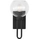 Codyn 1 Light 6.75 inch Midnight Black Bath Vanity Wall Light