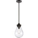 Genesis LED 7.88 inch Matte Black Mini Pendant Ceiling Light