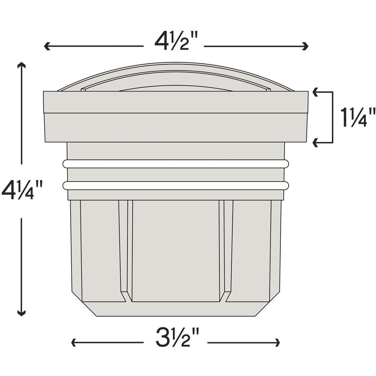Hardy Island Grill Top 12v 9.00 watt Bronze Landscape Well Light in Non-LED