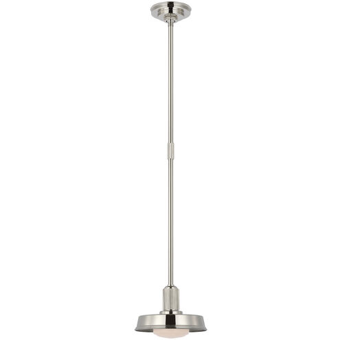 Chapman & Myers Ruhlmann LED 9 inch Polished Nickel Pendant Ceiling Light, Small