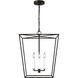 ED Ellen DeGeneres Viota 4 Light 18 inch Aged Iron Pendant Ceiling Light