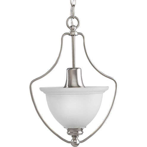 Madison 1 Light 9.5 inch Brushed Nickel Foyer Pendant Ceiling Light
