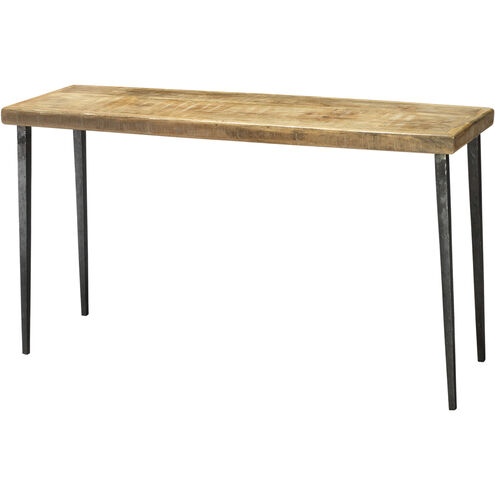 Farmhouse 53 X 16 inch Natural Wood Console Table