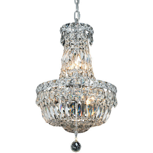 Tranquil 6 Light 12 inch Chrome Pendant Ceiling Light in Royal Cut