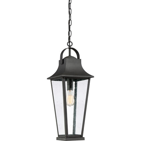 Galveston 1 Light 9 inch Mottled Black Outdoor Hanging Lantern