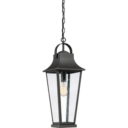 Galveston 1 Light 8.75 inch Mottled Black Outdoor Hanging Lantern