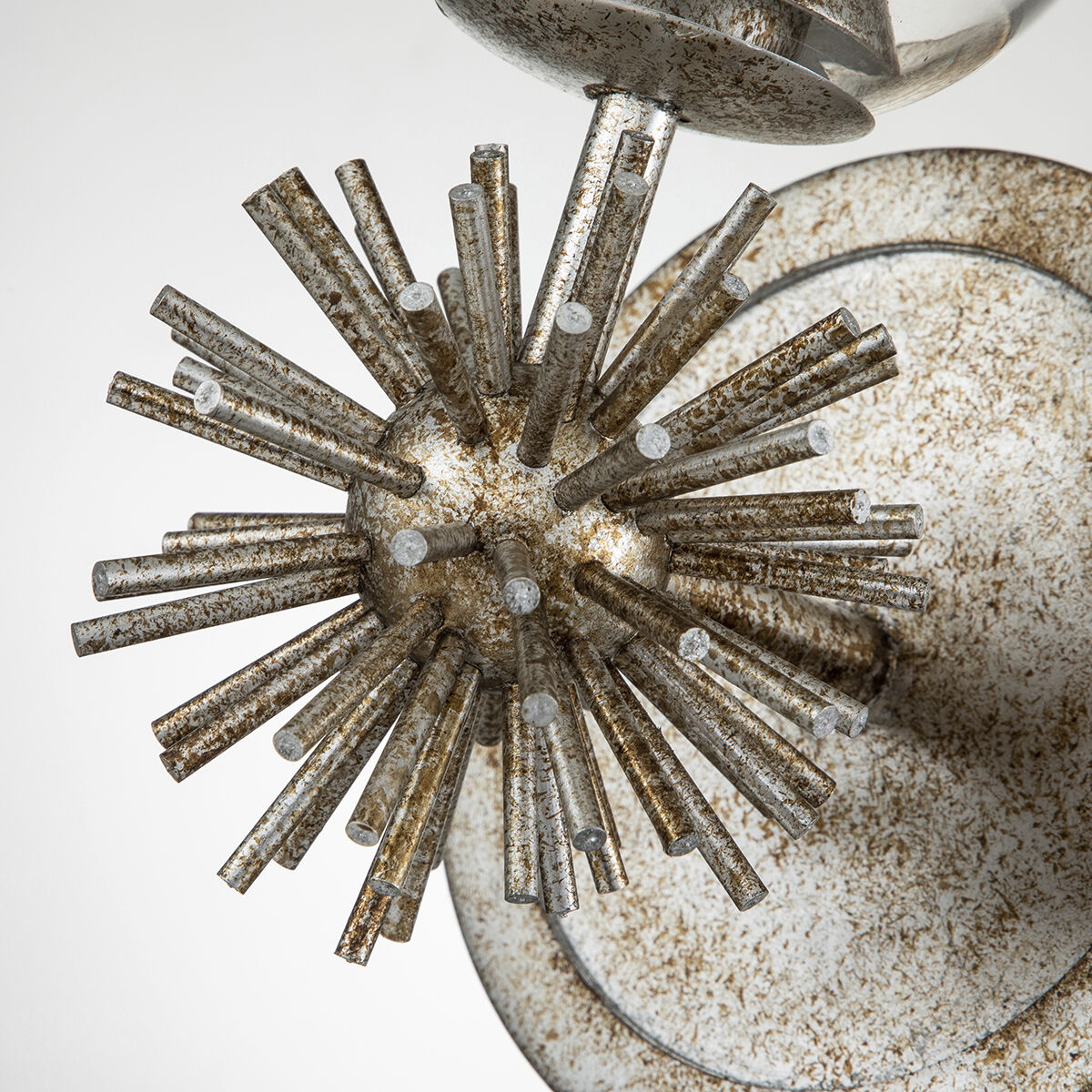 Staring 1 Light 7 inch Silver Leaf Sconce Wall Light