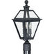 Nottingham LED 19.75 inch Textured Black Outdoor Post