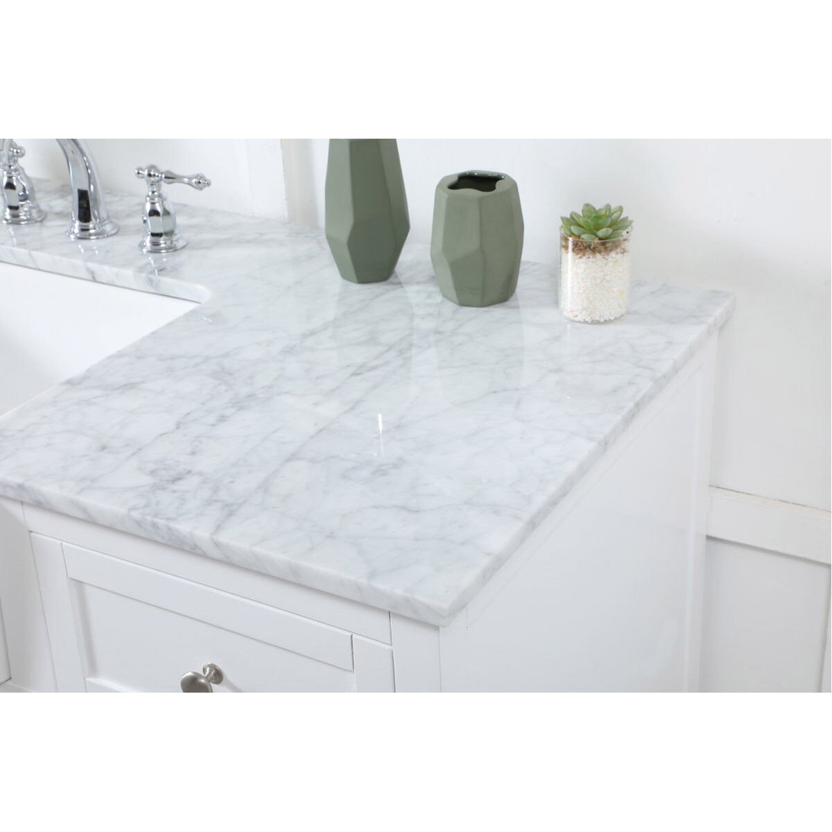 Franklin 42 X 22 X 35 inch White Bathroom Vanity Cabinet