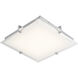 Matrix LED 15.4 inch Chrome Flush Mount Ceiling Light