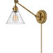 Arti LED 8 inch Heritage Brass Indoor Wall Sconce Wall Light in Heritage Brass / Clear