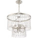 Elizabeth 4 Light 18 inch Brushed Nickel Pendant Chandelier Ceiling Light