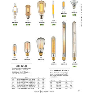 LED Bulbs LED 4 inch Brown Bulb - Lighting Accessory