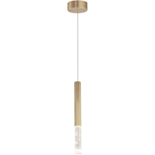 Diaphane LED 1.5 inch Gold Single Pendant Ceiling Light