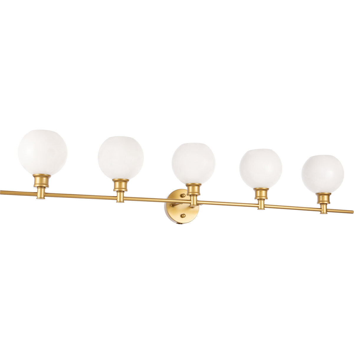 Collier 5 Light 47 inch Brass Wall sconce Wall Light
