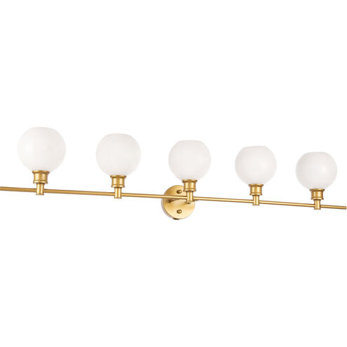 Syracuse 5 Light 47 inch Brass Wall sconce Wall Light