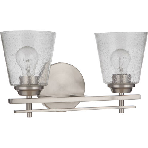 Neighborhood Drake 2 Light 16 inch Brushed Polished Nickel Vanity Light Wall Light, Neighborhood Collection