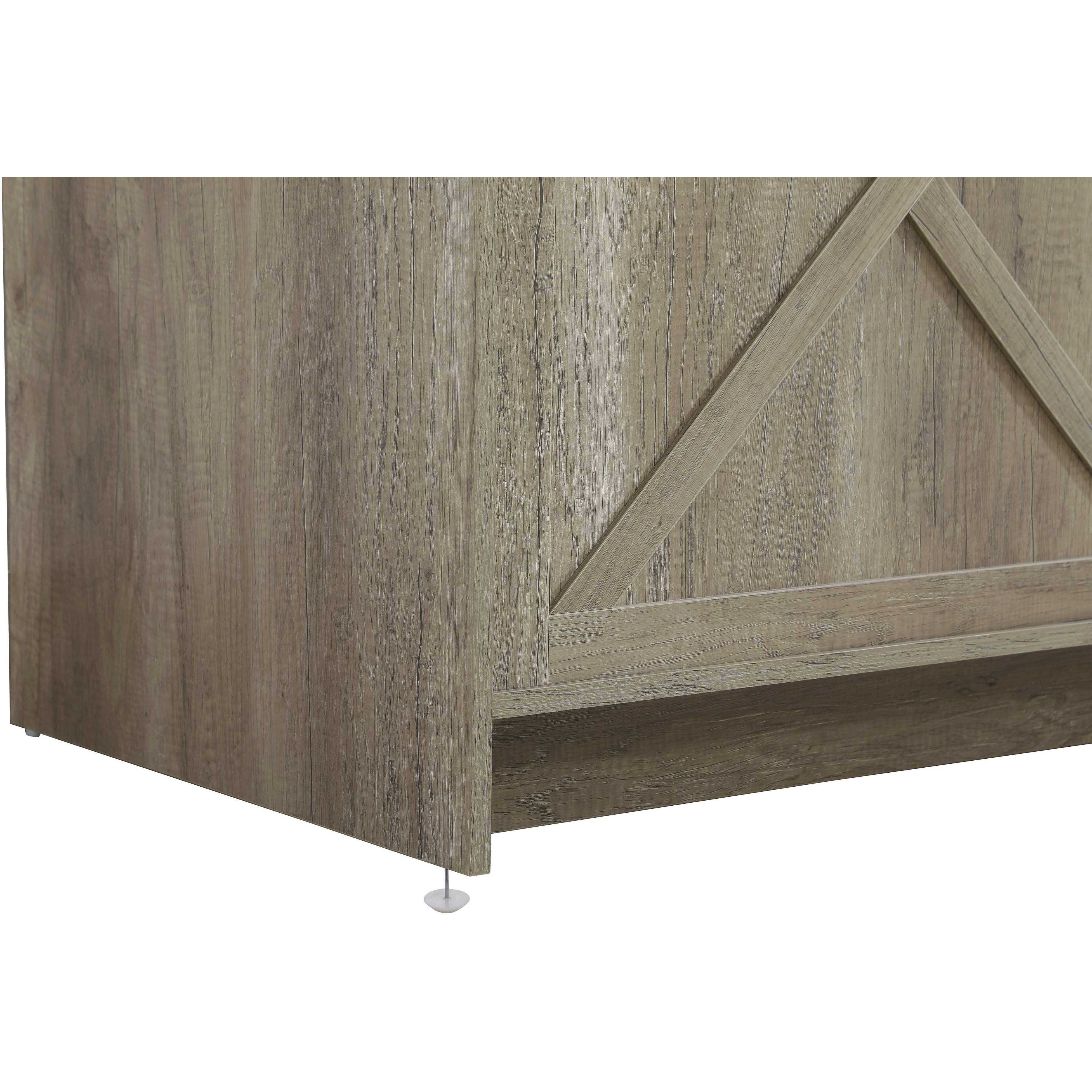 Austin 72 X 34 inch Natural Oak Bathroom Vanity Cabinet