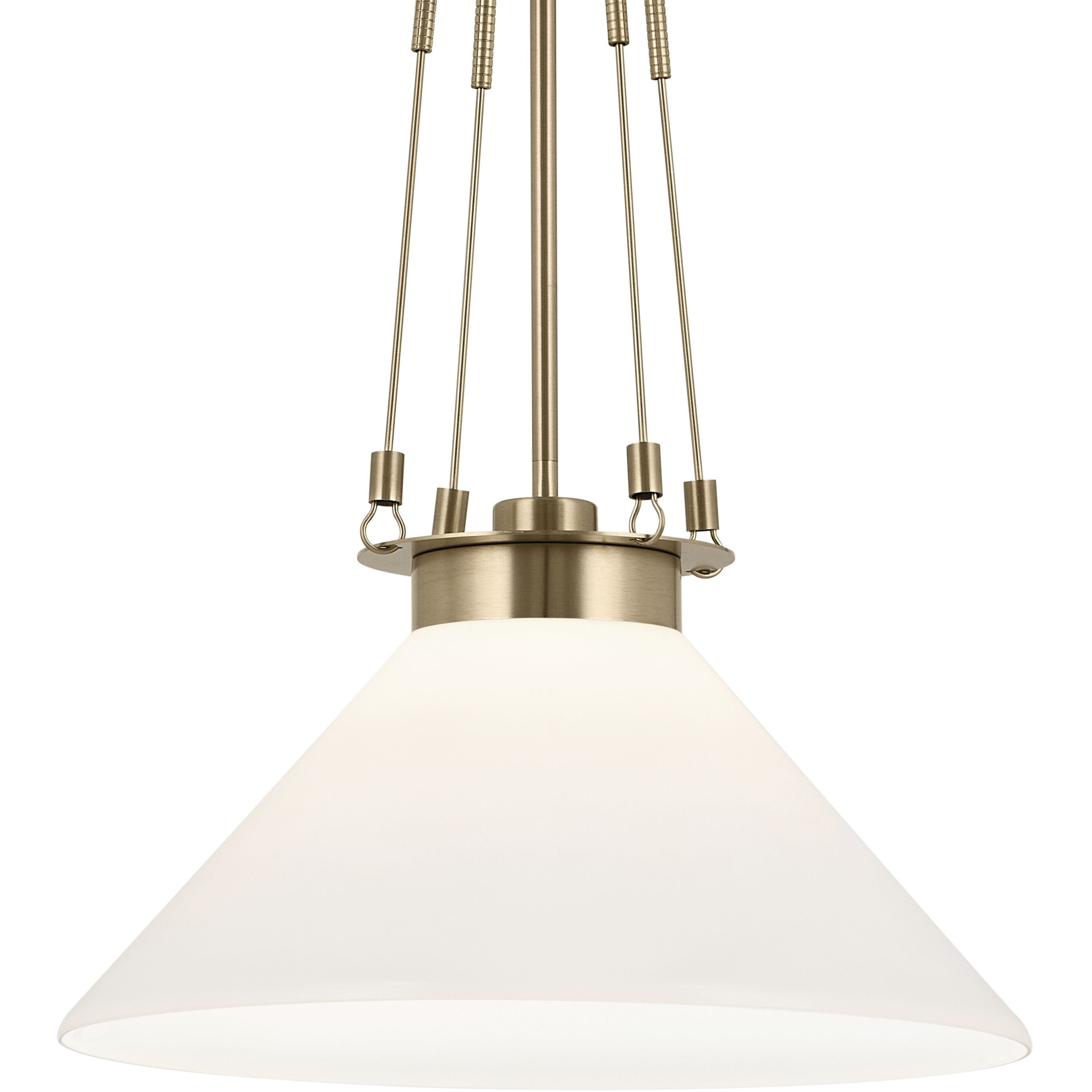 Albers LED 18.25 inch Champagne Bronze Pendant Ceiling Light