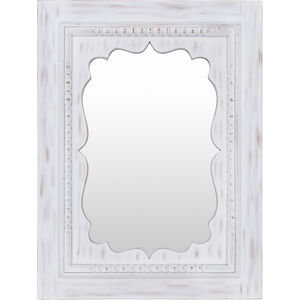 Greenville 40 X 30 inch White Mirror, Rectangle