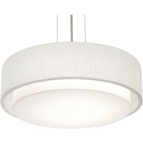 Sanibel 3 Light 18 inch Satin Nickel Pendant Ceiling Light