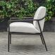 Thayer Java and Oyster White Outdoor Lounge Chair