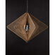 Shizen 3 Light 47 inch Hiroshi Gray Chandelier Ceiling Light, Hiroshi Koshitaka Collection