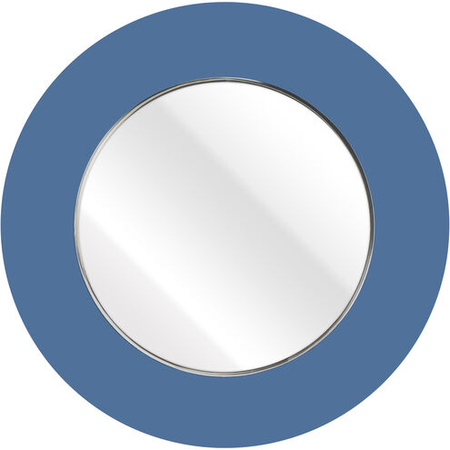 Lapis 34.5 X 34.5 inch Blue with Clear Wall Mirror